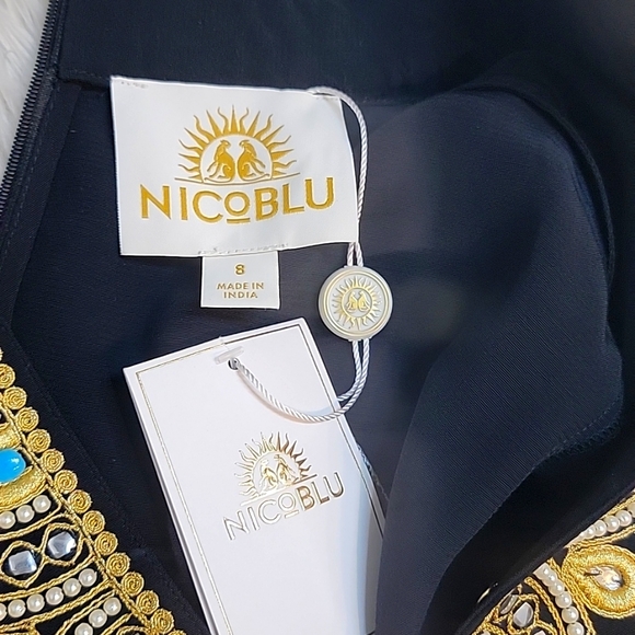 NicoBlu | Noor Kaftan Embellished Resortwear - Picture 6 of 15